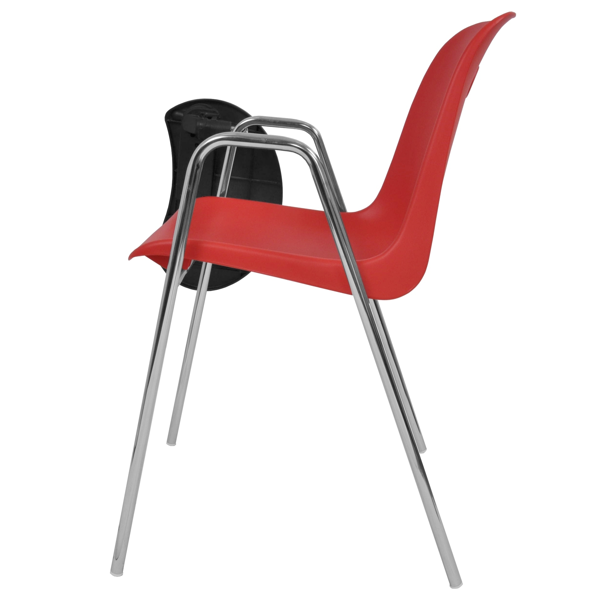 Стол пюпитр для стула brabix iso cf 001 для конференций складной пластик металл черный