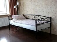 Кровать кушетка Оптима-люкс черная 90х200