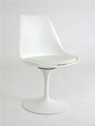 Барный стул 635-E-Т (WHITE 07/основание Белый)